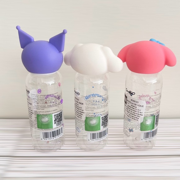 MINISO x Sanrio My Melody Kuromi and Cinnamonroll Mini Travel Bottles - Picture 2 of 7